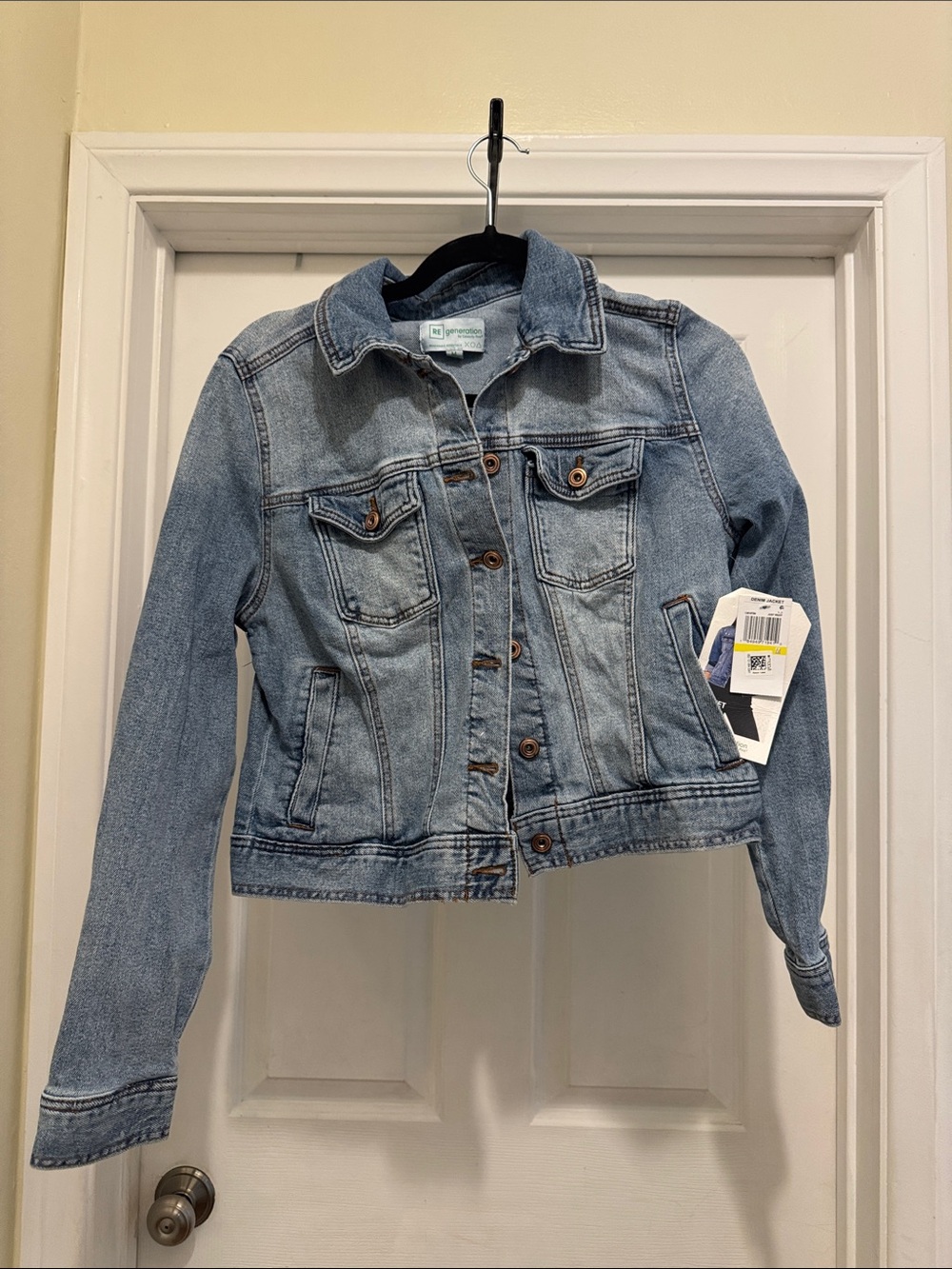 Light Blue Women's Denim Jean Jacket - Unbranded